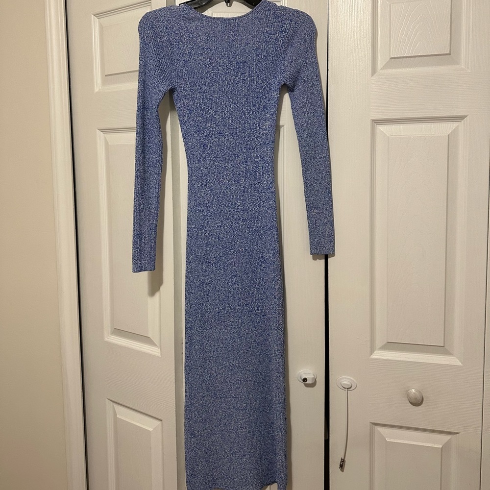 Ganni Melange Rib Knit Dress - Picture 8 of 8